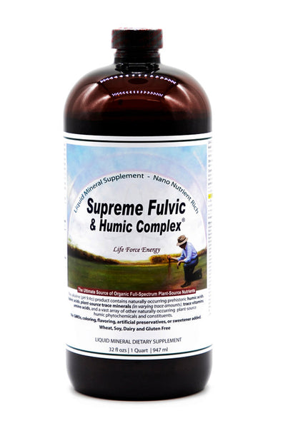 32 fl ozs. Supreme Fulvic & Humic Complex - PET Plastic - Bottle Style A